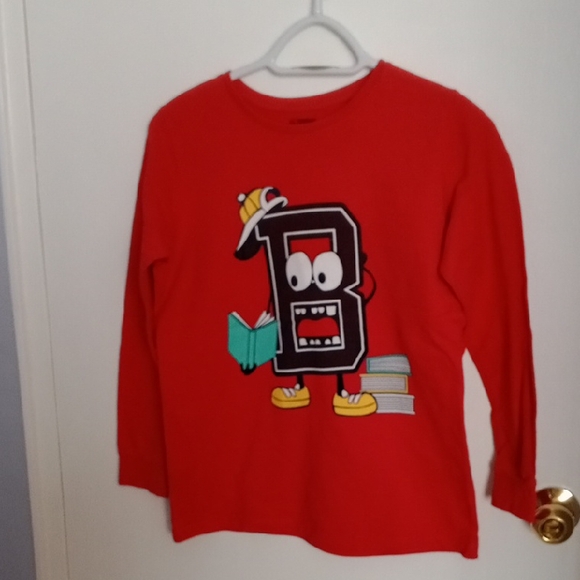 LCWaikiki Other - Kids Red Long Sleeve Tee with Fun Graphic